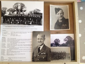 Caterpillar badge and photos to Sgt Wilson 129 sqn shot down on the channel dash 