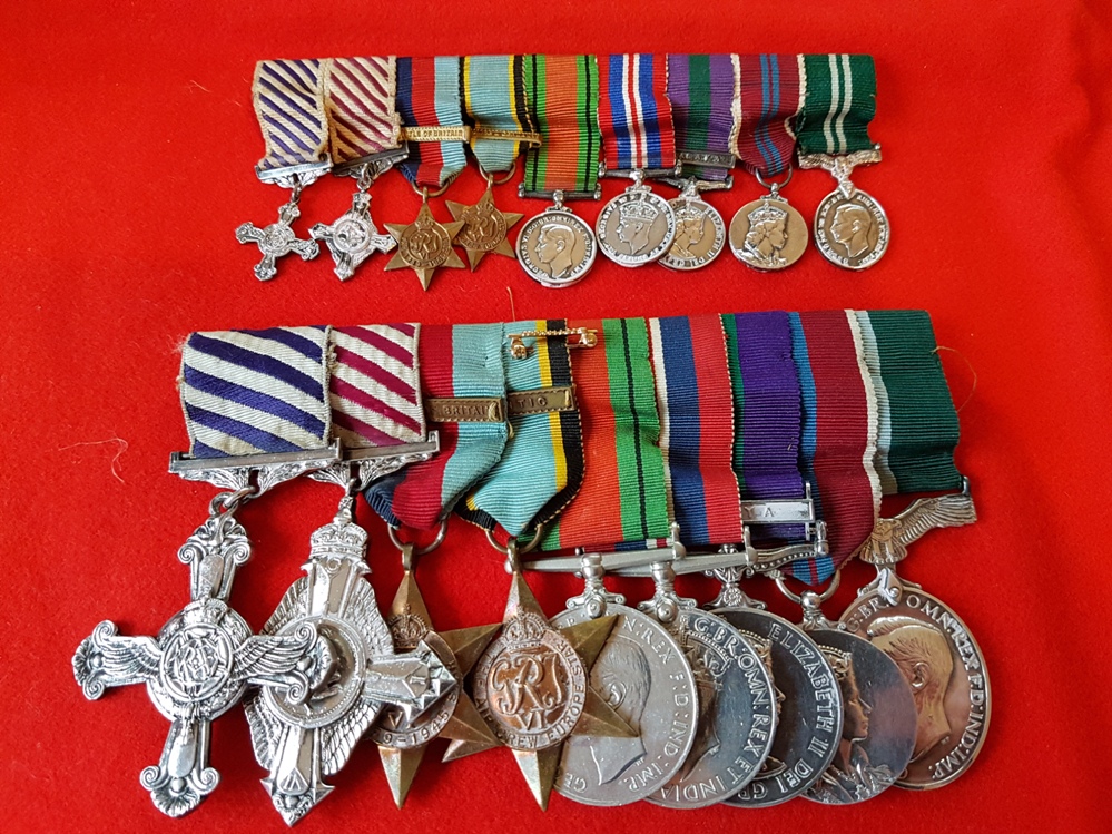 Battle of Britain gallantry medal group with DFC, and AFC including Caterpillar Club brooch
