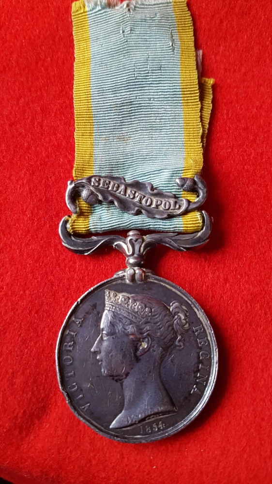 Crimea Medal 1854  with Sebastopol clasp