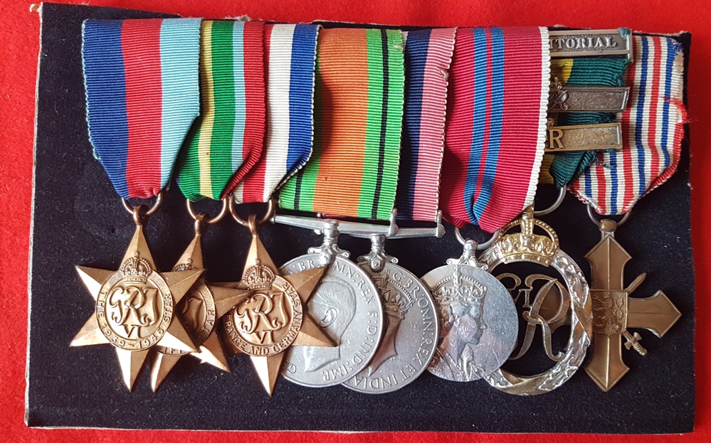 Czechoslovakian War Cross medal group medalbuyers.com