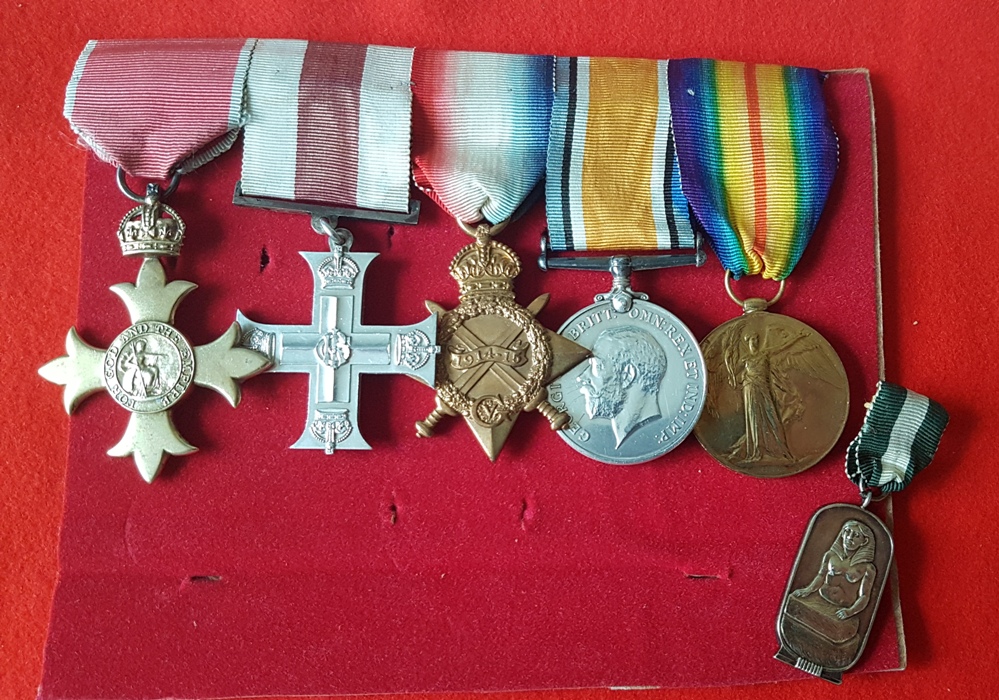 Multi Gallantry Medal group with Egyptian Order, OBE, Military Cross and Egyptian order
