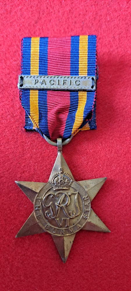 Burma Star with Pacific clasp