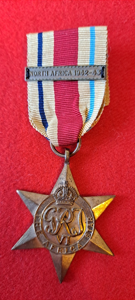 Africa Star with North Africa 1942-43 clasp