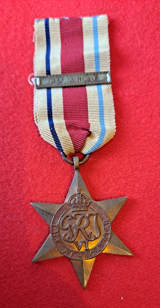 Africa Star with 8th Army clasp
