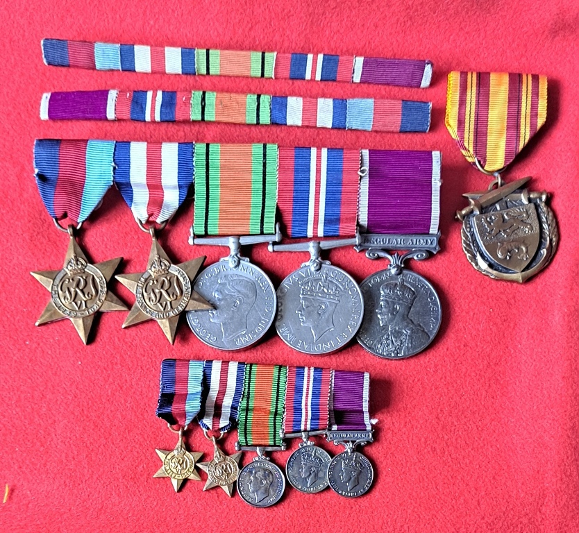 Royal Engineers second world war campaign medal group