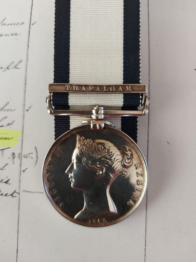 Naval General Service Medal, Trafalgar clasp