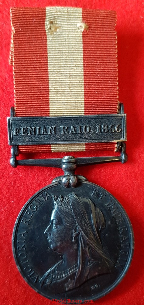 Canada General Service Medal Fenian Raid